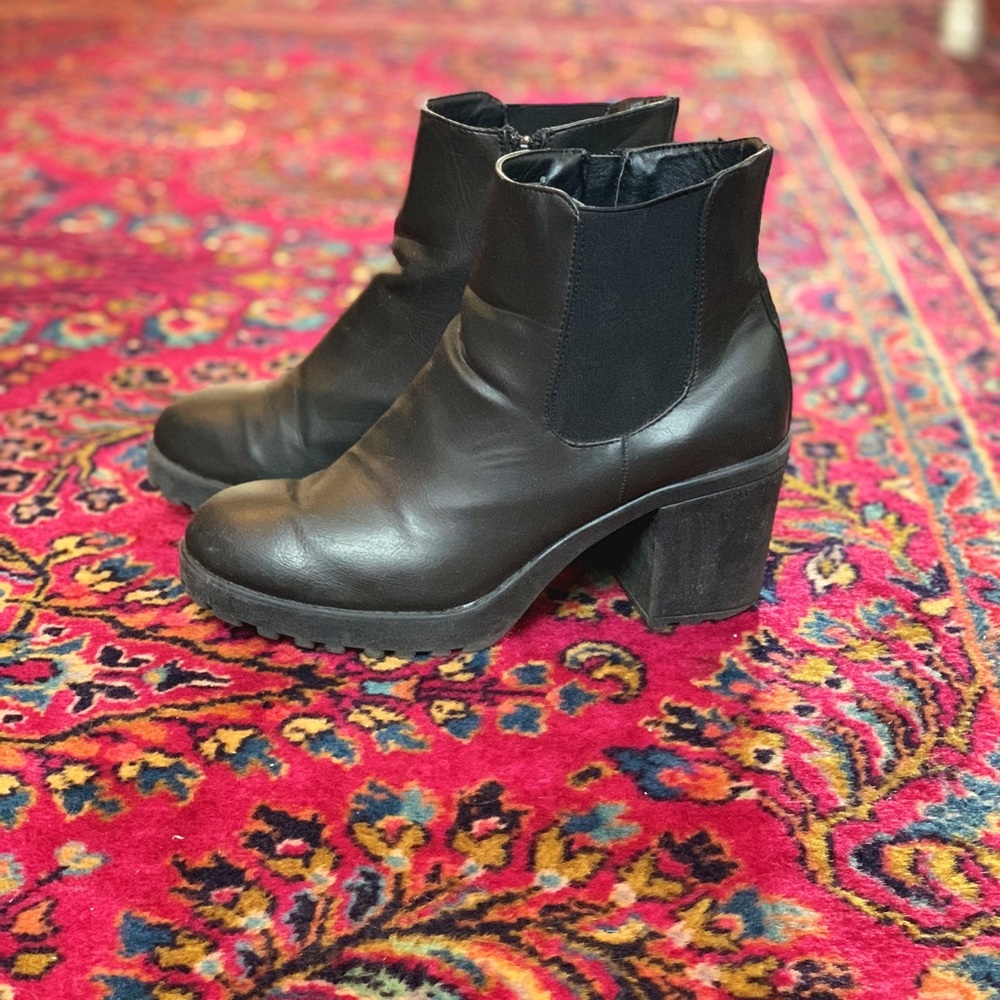 Black boots